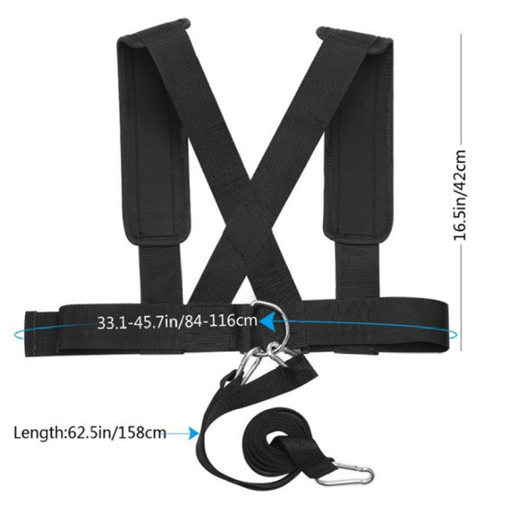 Crossfit Fitness Gear - Arnés de Resistencia para Trineo, Chaleco