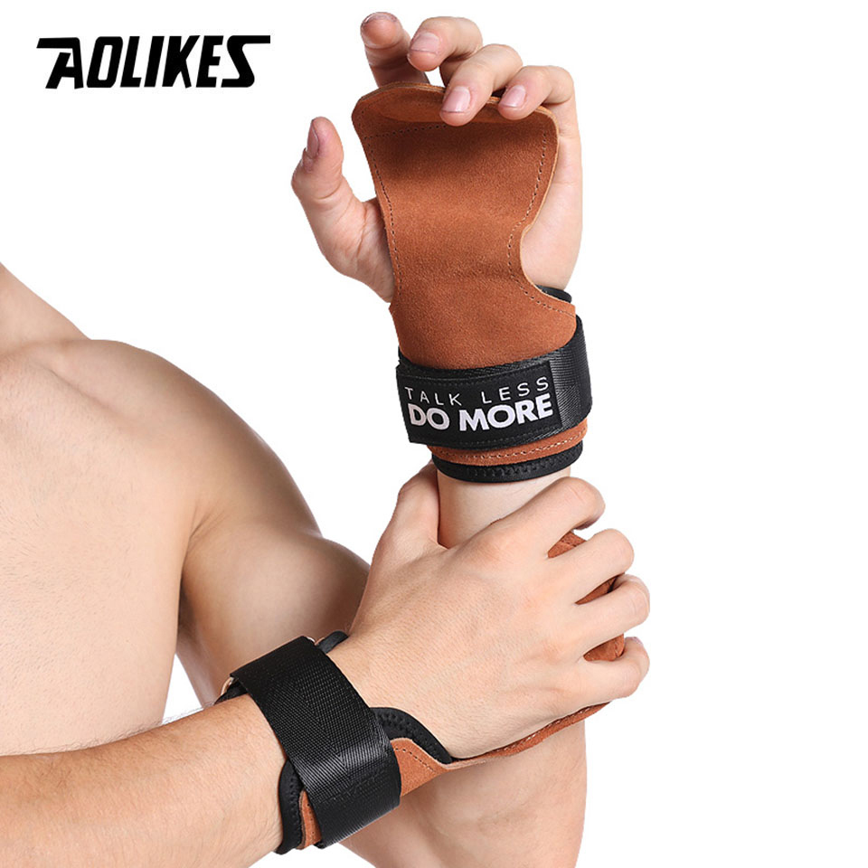 AOLIKES-guantes de piel de vac - Crossfit Workout With Equipment reseña y precio