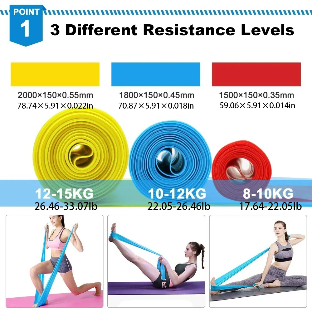 4 unids/set bandas elásticas d - Crossfit Workout With Equipment reseña y precio